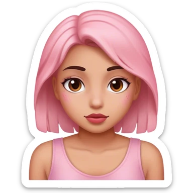 Girl rosa sticker
