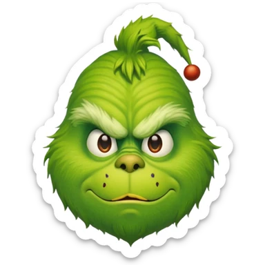 Grinch sticker