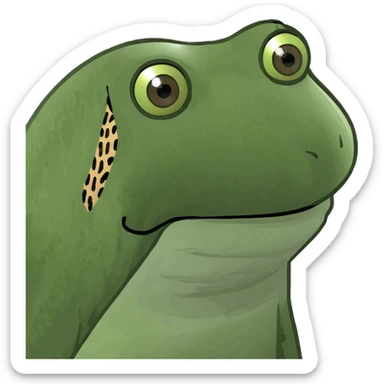 A heart with cheetah print sticker