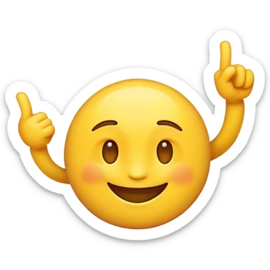 Dabbing emoji  sticker