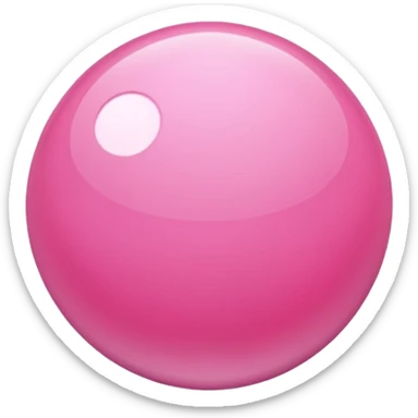 bullet point pink sticker