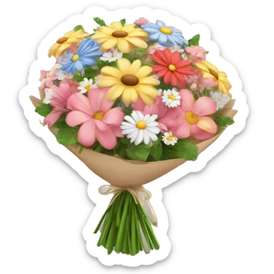 prettiest flower bouquet in the world ￼ sticker
