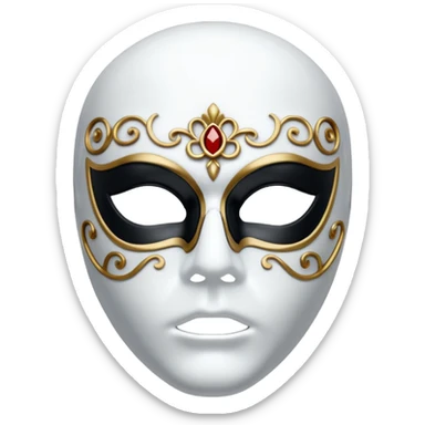 phantom of the opera mask sticker