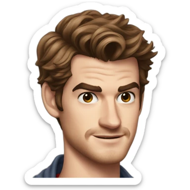 Andrew garfield spiderman sticker
