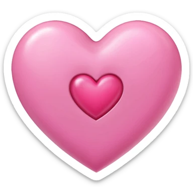 TY letters inside a pink heart,  sticker