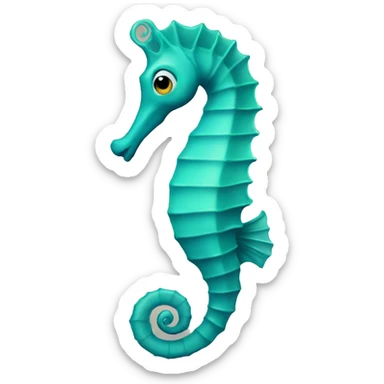 seahorse sticker
