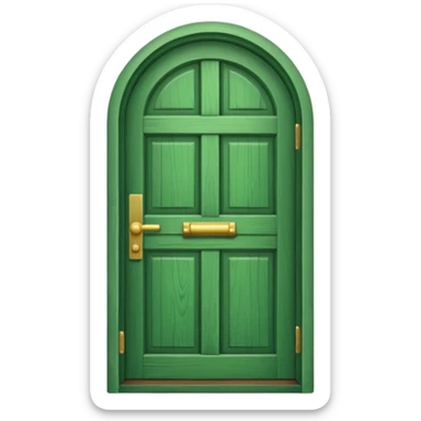 doende verde sticker