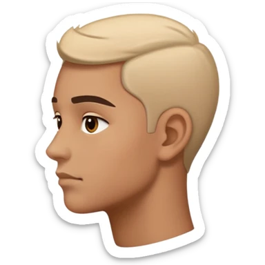 A side eye from the side profile  sticker