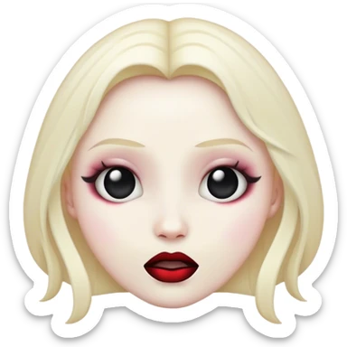 Gothic style emoji  sticker