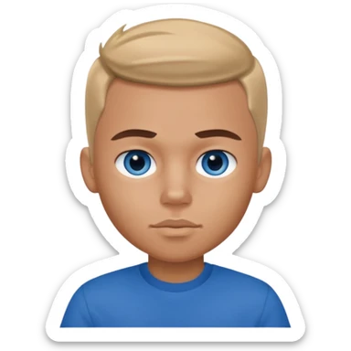 Bratz Boyz Cameron blue eyes, Blue eyes, dark blue shirt sticker