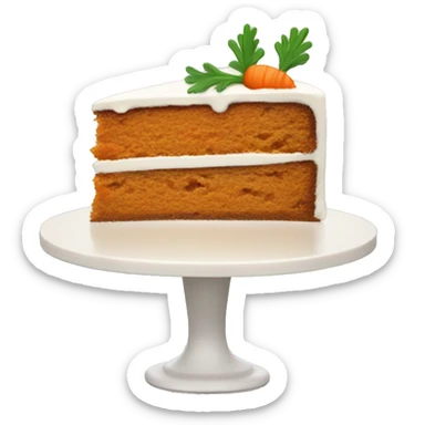 Carrot cake sticker