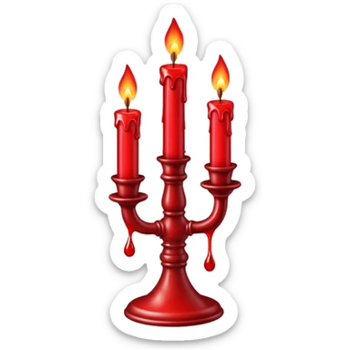 Candlestick with Blood sticker