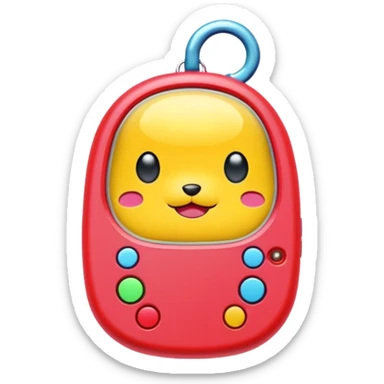 Tamagotchi from the Turning Red movie sticker
