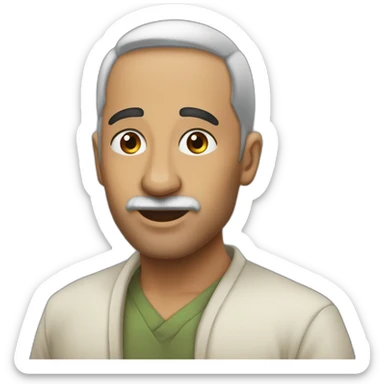 علم ابيض مكتوب فيه لا اله الا الله  sticker