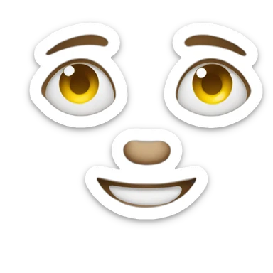 A wink emoji sticker