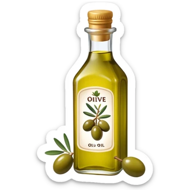Olive oil sticker