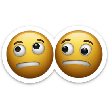 2 balls and one stick sticker