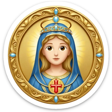 ave maria's emblem  sticker