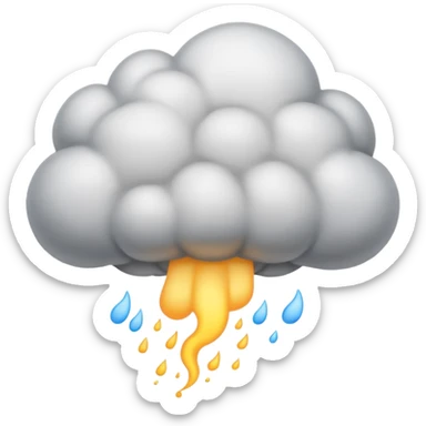 a human butt with fart coming out of it sticker