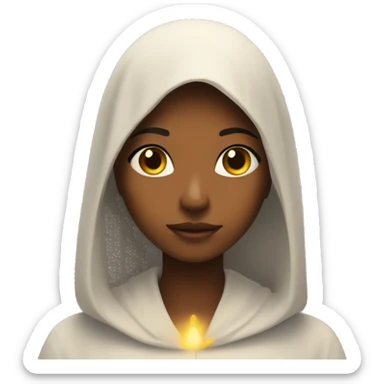 a girl going through a spiritual awakening sticker