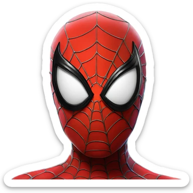 Spider man is watching  sticker
