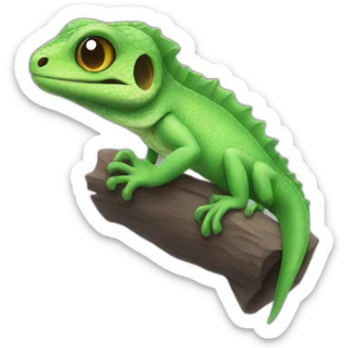 cute lizard sticker