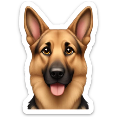 German shepard sticker