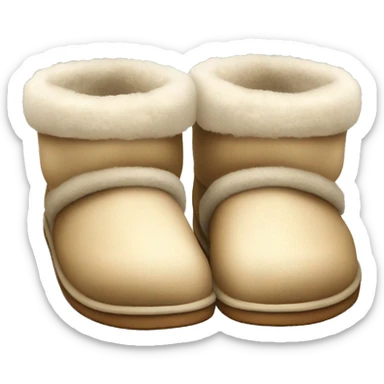 Cozy Uggs slippers  sticker