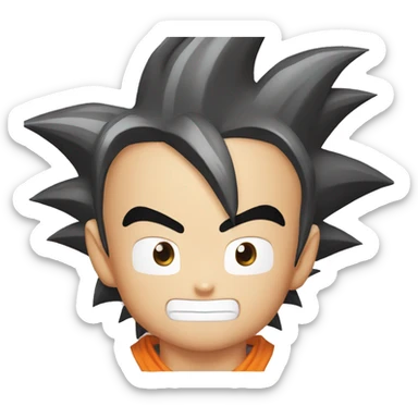 goku from dragon ball z sticker
