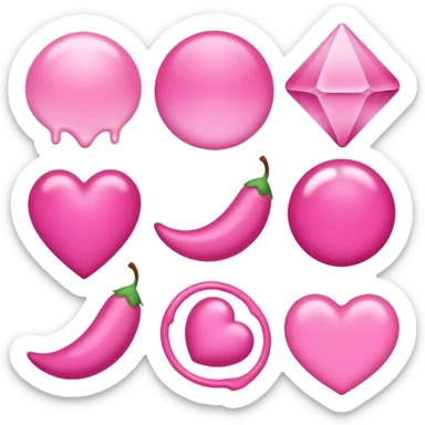 🩷💕❤️‍🔥💋🌺🌷🪷🌸💮🎀🎧🎗️💝 sticker