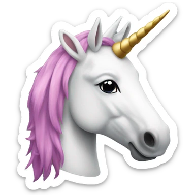 unicorn hat sticker