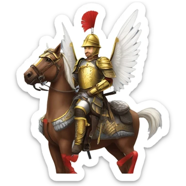 polish winged hussar sticker