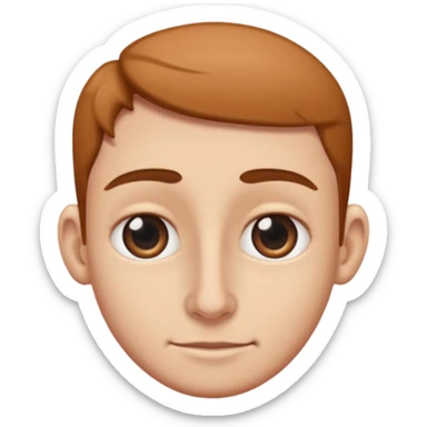 Make the nose bigger and eyes smaller  sticker