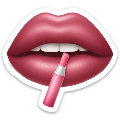 Lipgloss sticker
