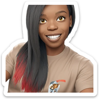 smiling boy in car interior sticker