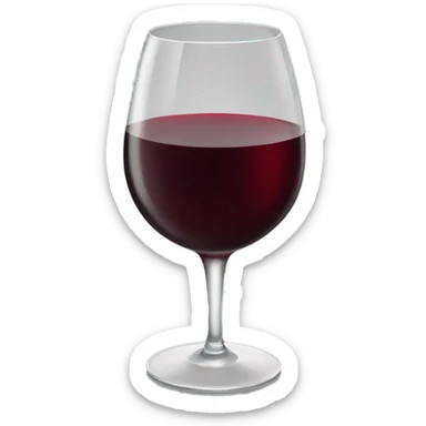 vin rouge sticker