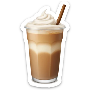 iced chai latte sticker