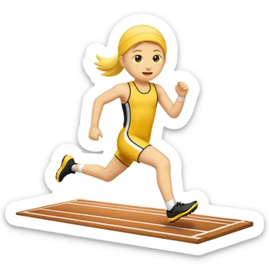 Track and field emoji sticker
