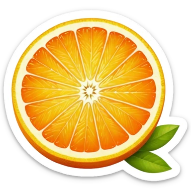 Smudge bundle with citrus slice sticker