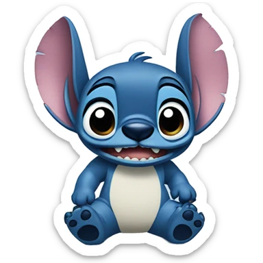 stitch from lilo and stitch sticker