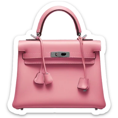 Pink bag mini Kelly Hermes  sticker