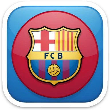 Fc Barcelona logo imoji sticker