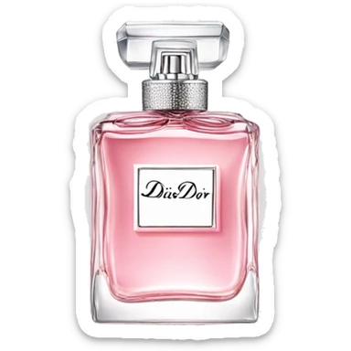 Miss dior perfume sticker
