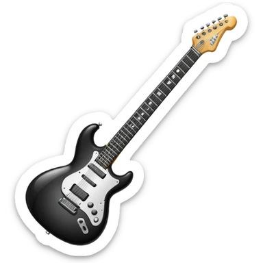 electric guitar sticker