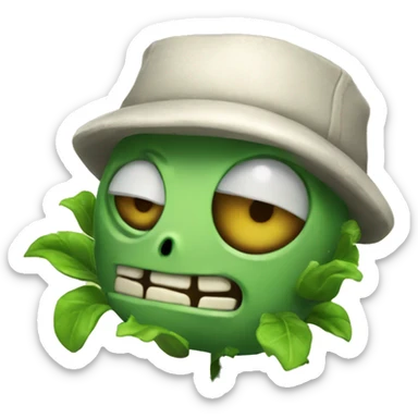 Plants Vs Zombies sticker