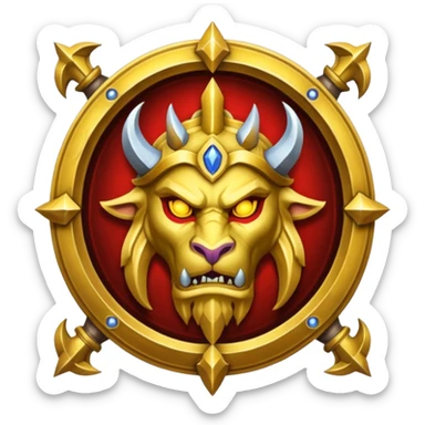warcraft faction emblem sticker