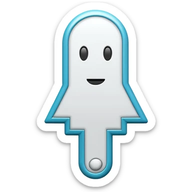 white exclamation mark sticker