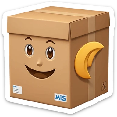 MIle pack box sticker