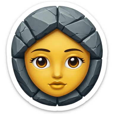 Uma cruz gótica realista sticker