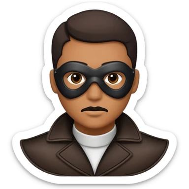 Black mouth BDSM human muzzle  sticker